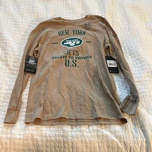 Nike NY Jets military long sleeve youth large